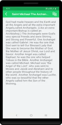 Saint Michael The Archangel android App screenshot 1